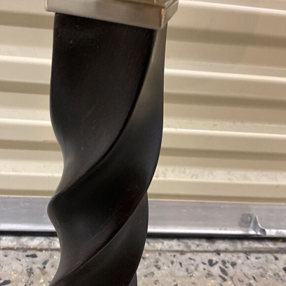 Uttermost Twist Table Tuco Lamp in Antique Black Twisted Metal - Picture 5 of 10